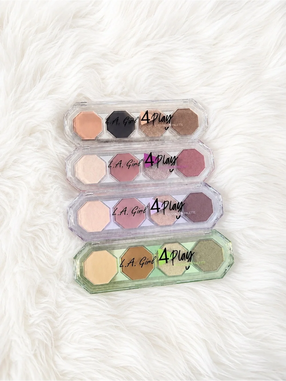 NEW L.A. Girl 4 Play Eyeshadow Palette Bundle - 4 Palettes